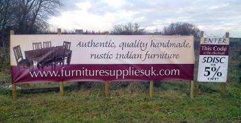 Digitally printed banner