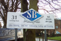 Aluminium sign